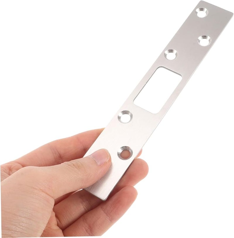 Silver Security Strike Plate Door Reinforcement For Exterior And Interior Doors - Image 3